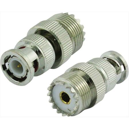 FIVEGEARS UHF Female to BNC Male Adapter Coax Coaxial Connector FI128435